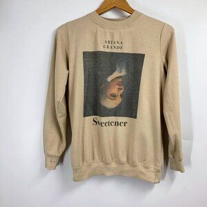 Ariana Grande Women's Sweetener Upside down Portrait Sweatshirt Size S